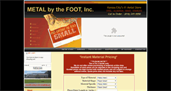 Desktop Screenshot of metalbythefoot.com